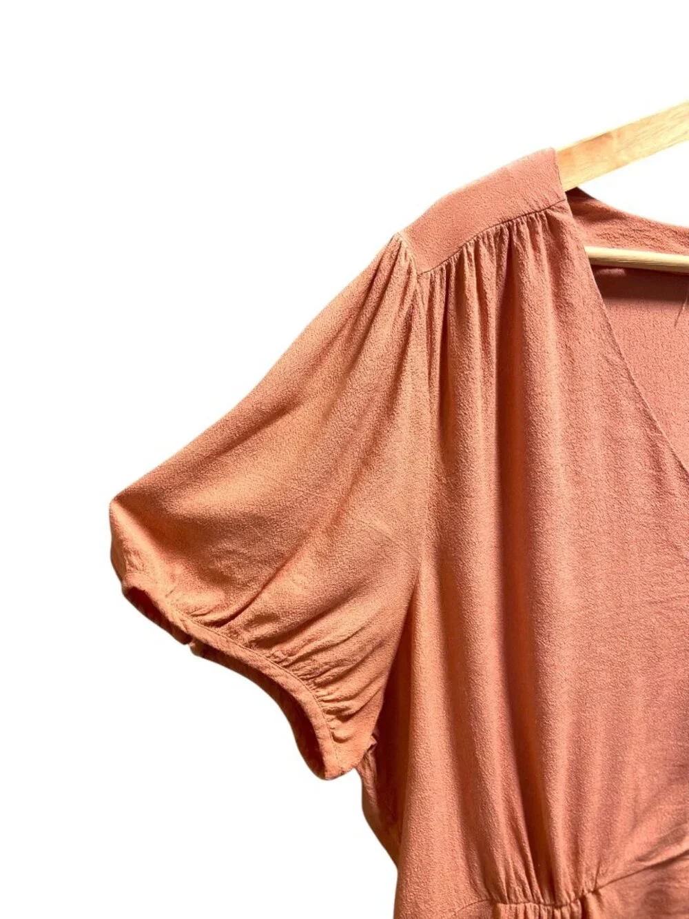J.Crew Button Down Peplum Top Petal Pink Size XL Minimalist Spring Preppy Casual